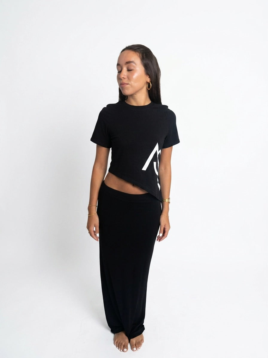 Asymmetrical Skirt Set