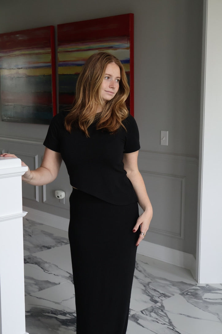 Asymmetrical Bamboo Tee