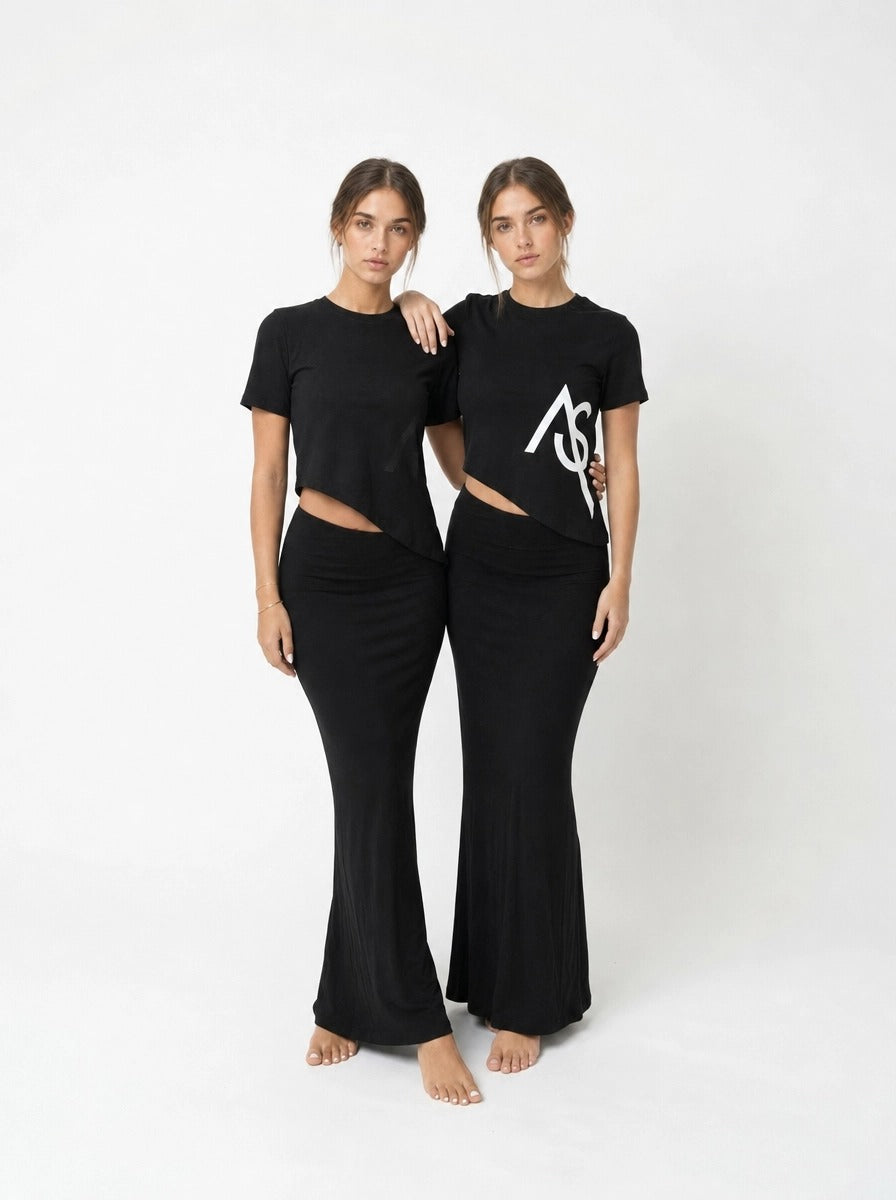 Asymmetrical Skirt Set