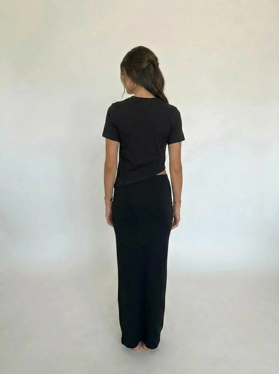 Asymmetrical Skirt Set