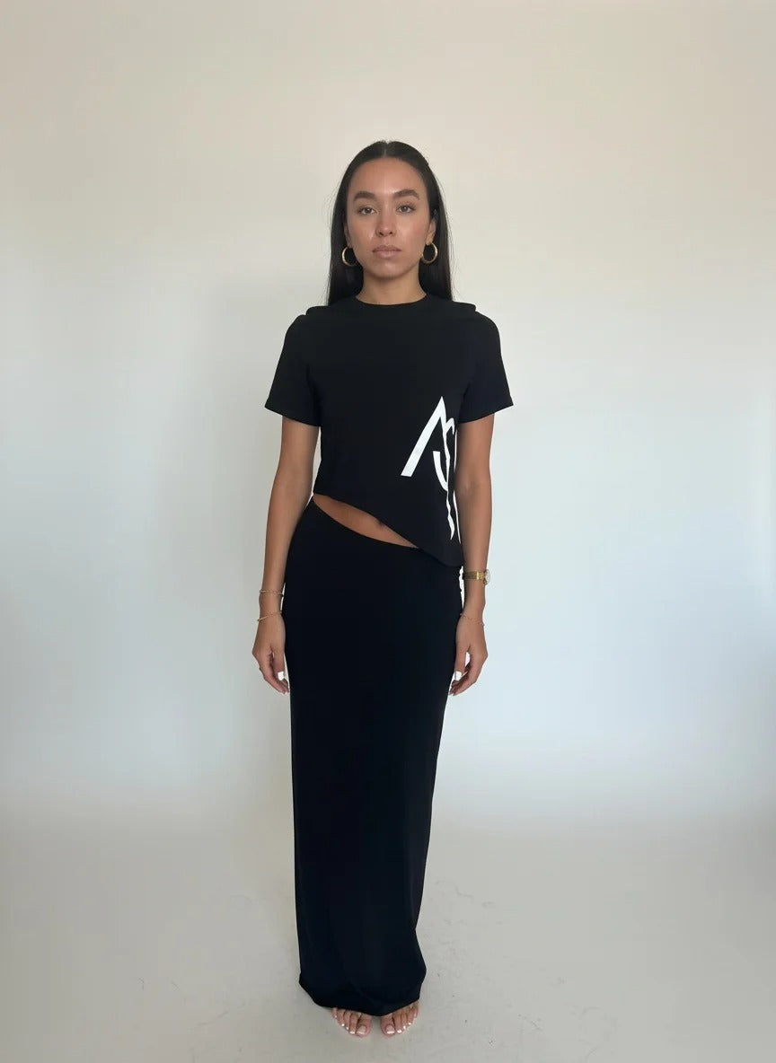Asymmetrical Skirt Set