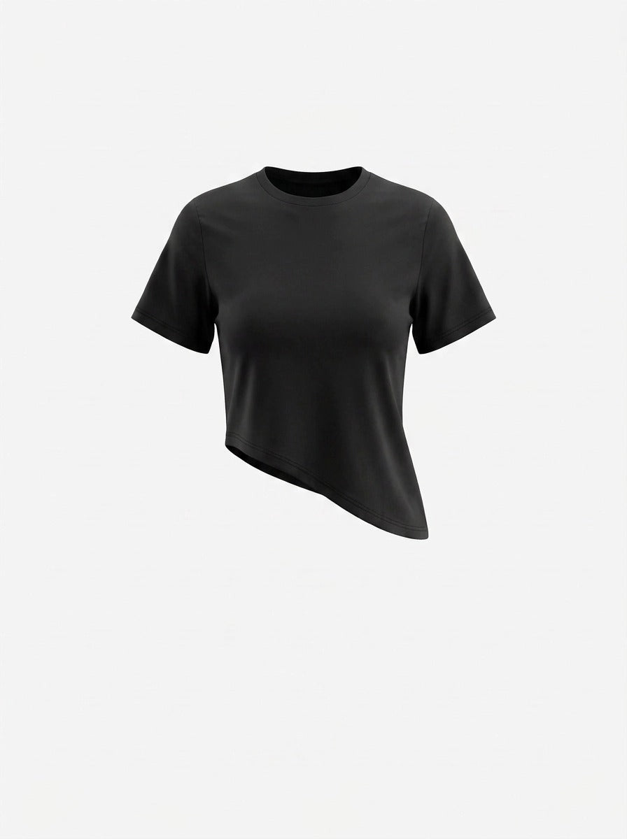 Asymmetrical Bamboo Tee